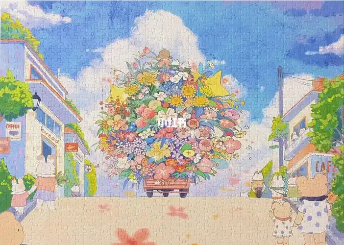 拼图花花真的太治愈了0978