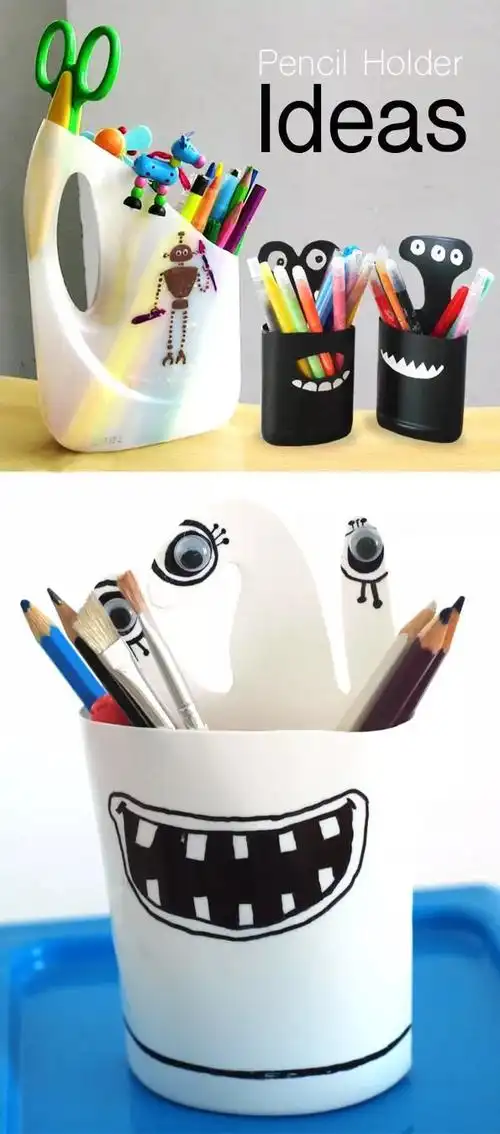 手工| 废旧物diy创意笔筒