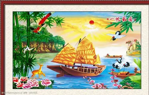 一帆风顺图片