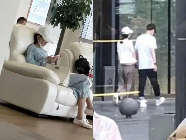 赵丽颖冯绍峰牵手逛街再度被拍网友坚称这次看清了