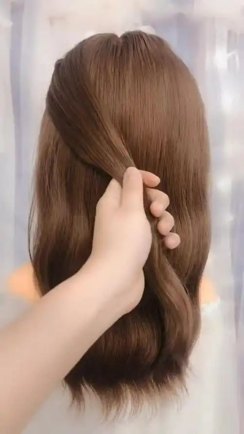 只有小仙女才会的编发方法,这样扎绝对是仙气十足