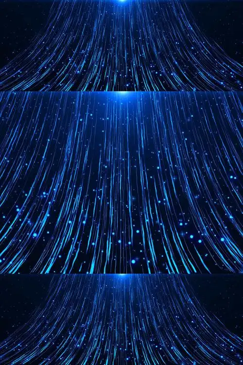 视频素材 舞台背景 场景背景 酷炫粒子光线上升声明水印不代表署名仅