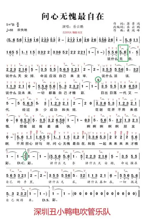 问心无愧最自在电吹管