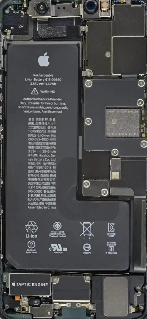 超酷的!iphone 11系列内部构造图当壁纸,看的清清楚楚 zt