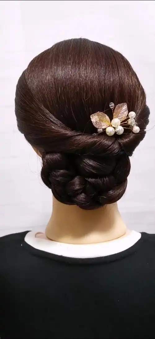 我要上热门#喜婆婆气质俏盘发