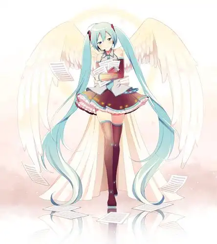 动画 动漫杂谈 【初音未来美图合集】第三十五期miku是天使!