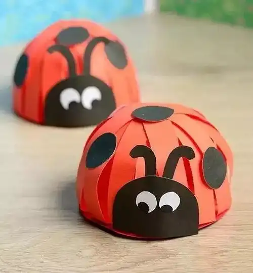 隆德县三幼空中课堂第(二十一)期——手工制作《纸条七星瓢虫》和