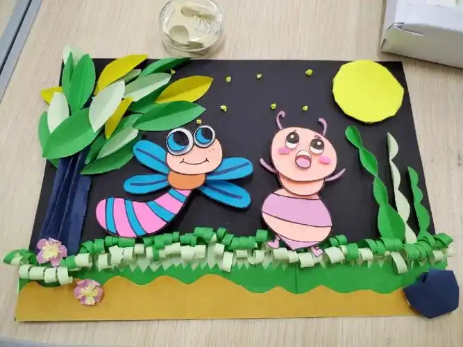 学前教育手工人#纸贴画  #手工贴画