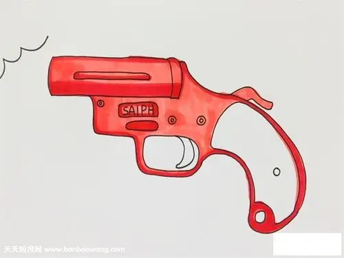 信号枪怎么画简笔画