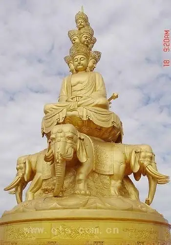 浙江省佛教代表团参加峨眉山金顶十方普贤开光