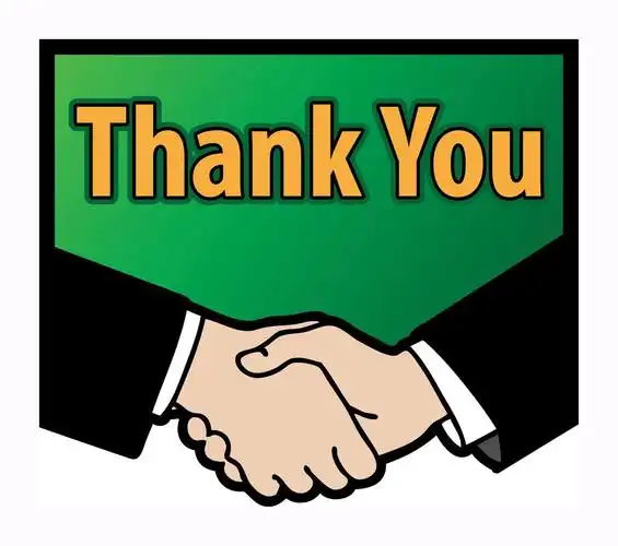 商业握手,商务握手与文本谢谢你