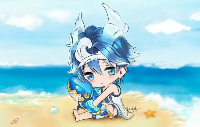 杨洋q版手绘,可可爱爱杨三岁!