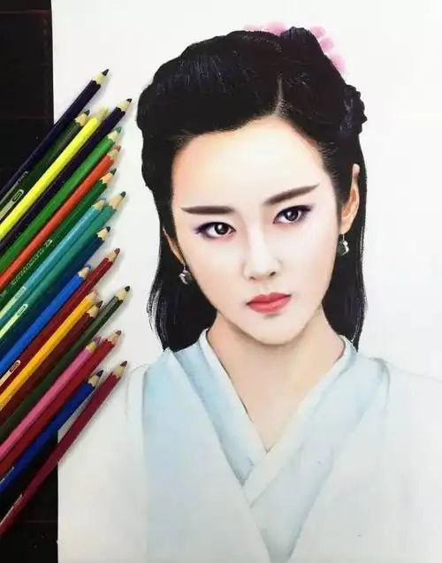 彩铅手绘教程花千骨手绘步骤图太牛逼了多人物话不多说先收藏