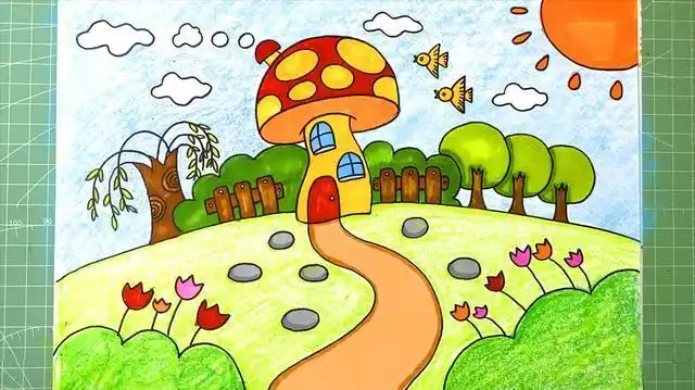 春天景色画简笔画手抄报春天手抄报美丽的春天简笔画大全春天简笔画