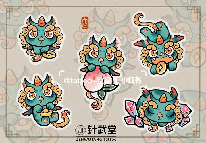 郑州纹身  #中式纹身  #招财貔貅  #国潮文玩  #卡通纹身  #国潮