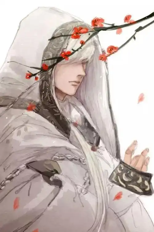 (*/ω*)禾子每日分享之二次元古风银发美男图片欣赏.