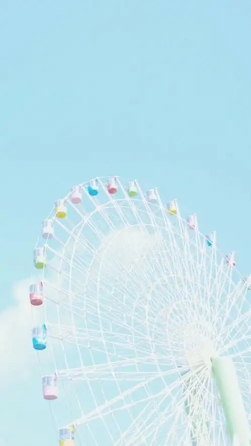 摩天轮 背景图片,摩天轮图片高清(手机壁纸,唯美浪漫摩天轮)