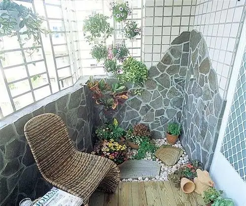 阳台花园景观布置装修效果图