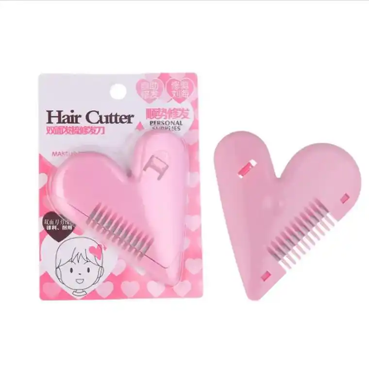 爱心削发梳子刘海打薄 - 抖音