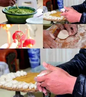 包饺子春节冬至温暖的家02