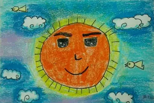 儿童绘画《圆的联想》