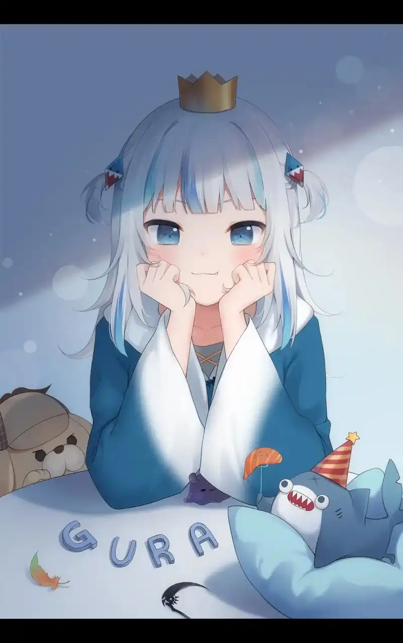 壁纸 #二次元少女 #鲨鱼女孩 - 抖音