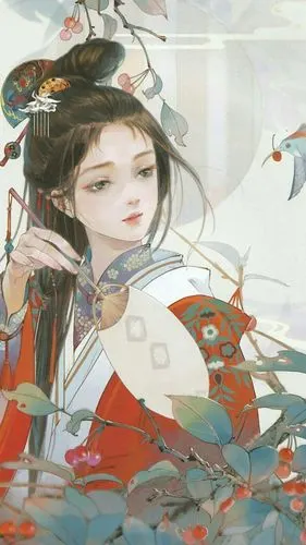 背景/小清新ins/油画插画/锁屏壁纸/无水印背景图/简约壁纸/人物壁纸