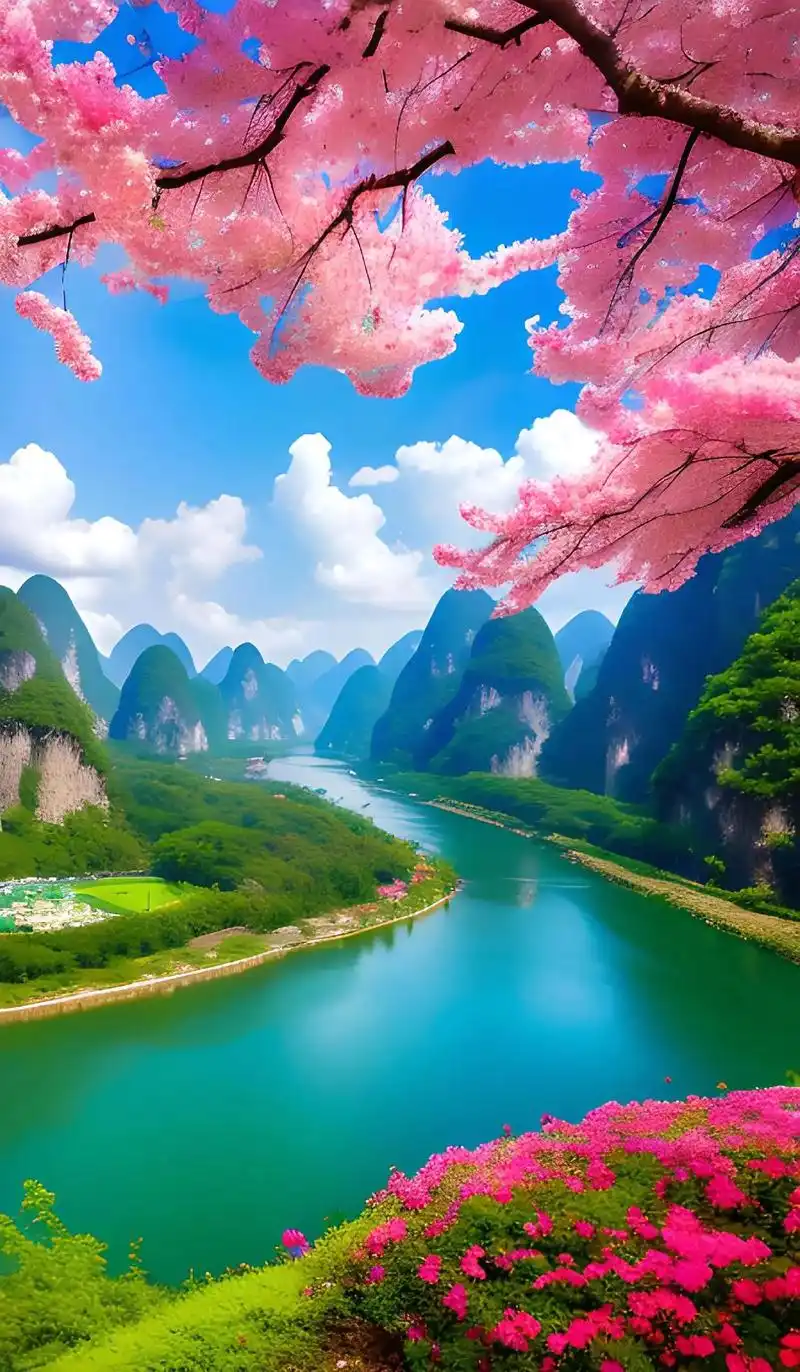 "山不见我,我自见山"青山绿水, 好运常伴!都说:桂林山水甲 - 抖音