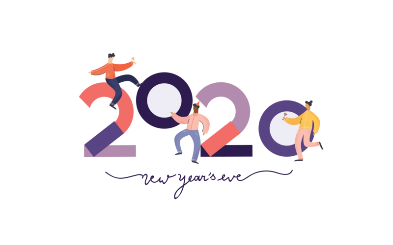 2020创意新颖艺术字高清电脑壁纸