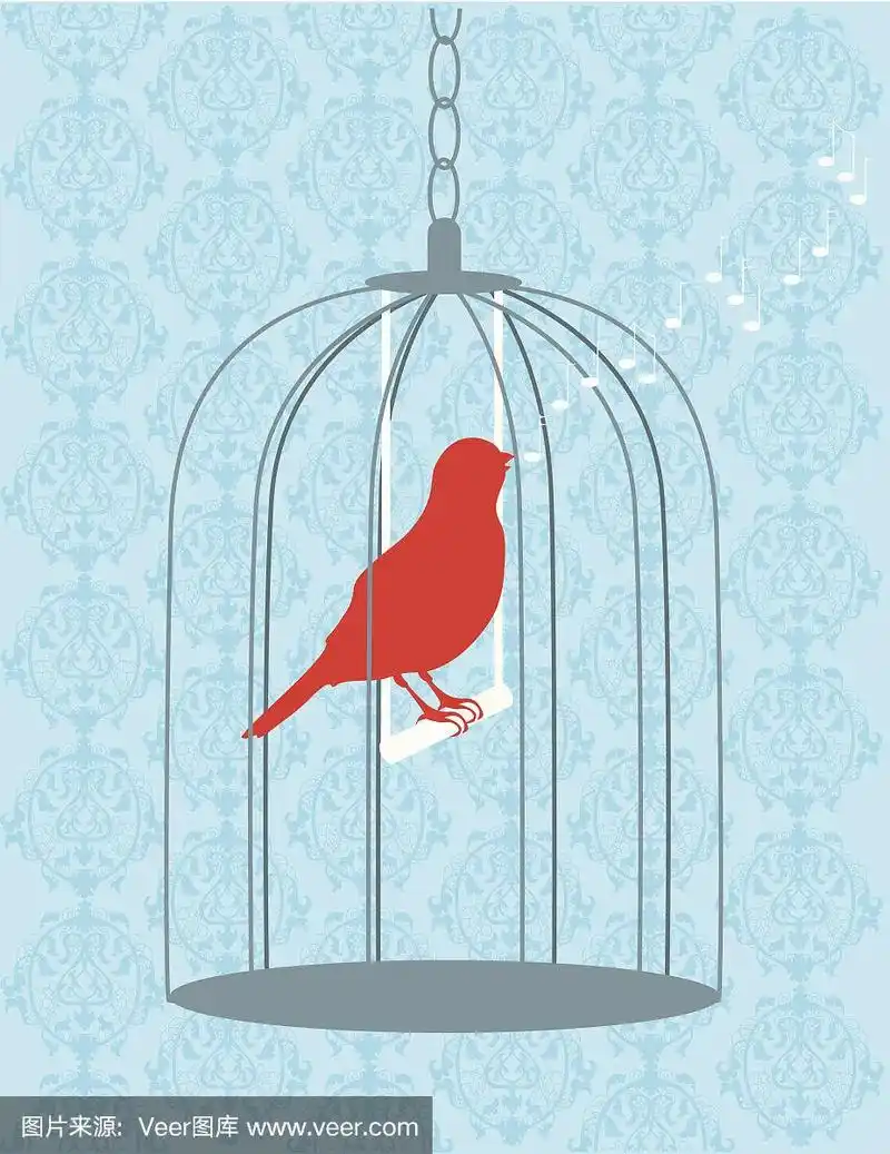 笼中的鸟在歌唱