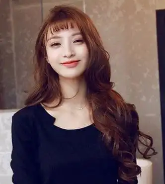 长发螺旋卷发型图片韩式螺旋卷发