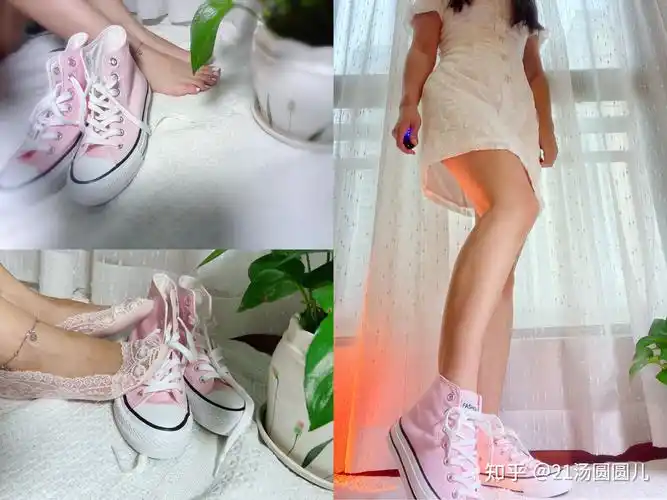 女生光脚穿帆布鞋是怎样一种体验
