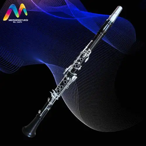 单簧管乐器 黑色乌木a调单簧管 初学者成人演奏考级黑管乐器