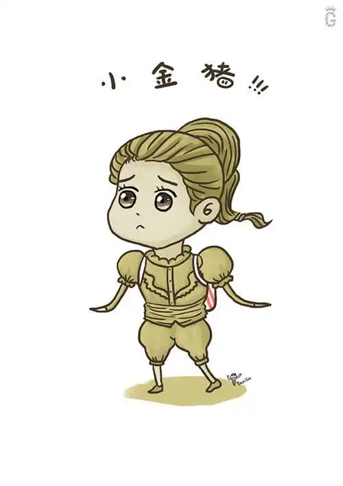 简笔画卡通版关晓彤