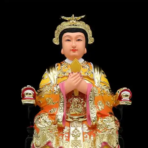 包邮树脂神像道教碧霞元君泰泰山娘娘泰山老奶奶老母摆件