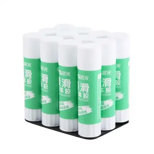 晨光asgn7104 顺滑强黏性固体胶 pva胶棒 学生手工固体黏胶 21g[36个