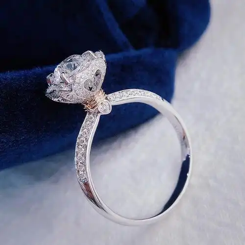 gia一克拉钻石戒指