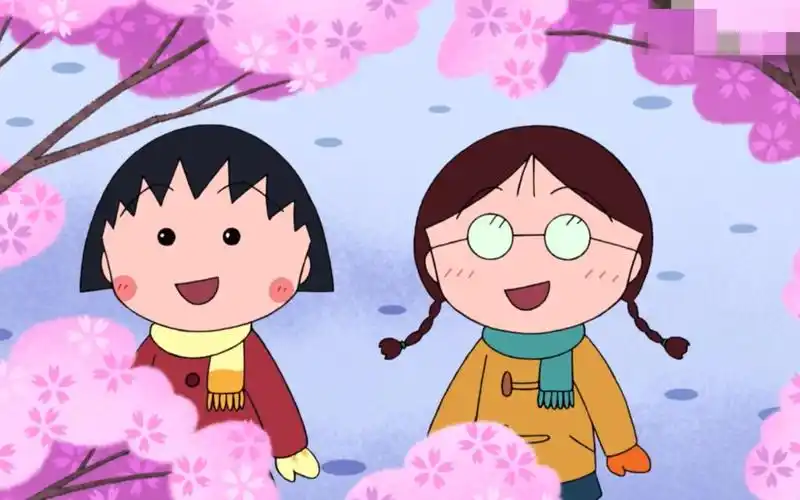 【樱桃小丸子】【日语版】大家一起去赏河津樱~(樱花好美)