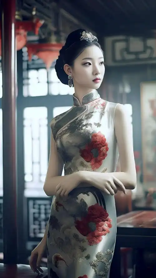 旗袍古装美女#国风古韵 #美出高级感 #国风美永不过时 - 抖音