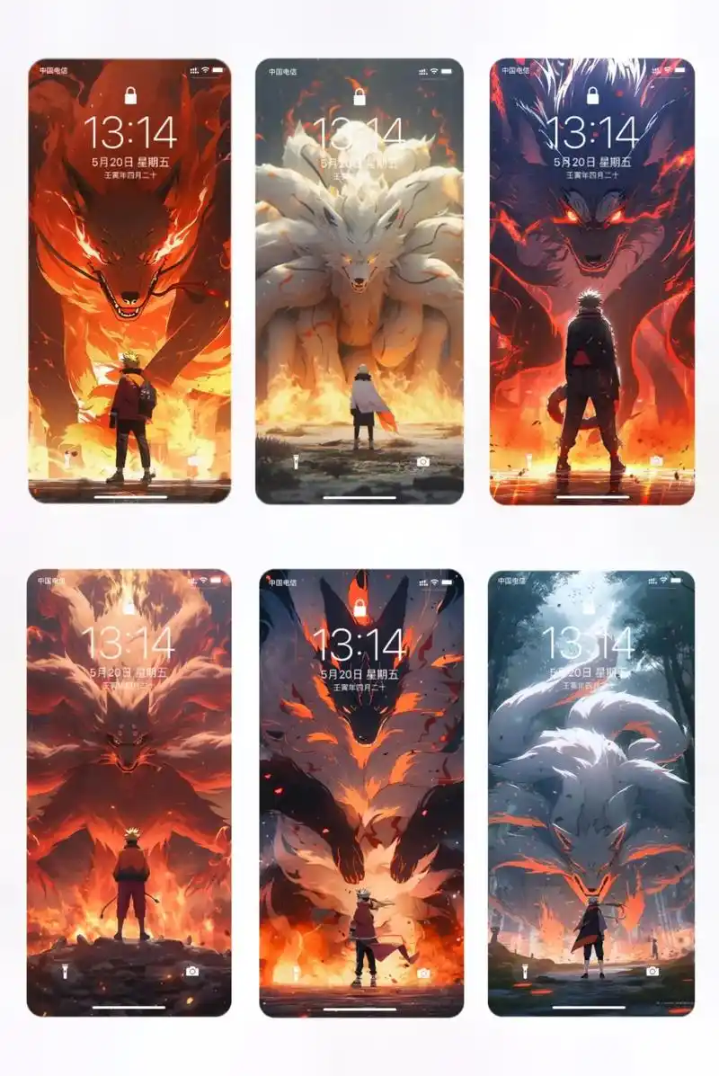 火影九尾精选壁纸!点击上方小程序,所见即所得!或搜【神图壁纸 - 抖音