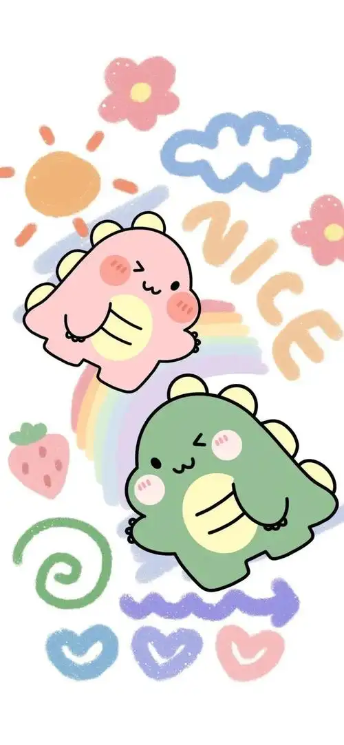 超可爱壁纸手绘主屏锁屏壁纸套图