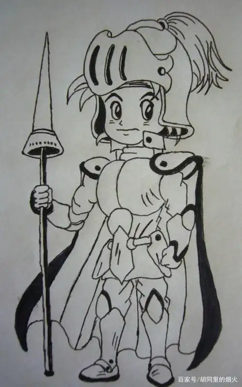 分享一组动漫人物手绘稿适合初学者临摹