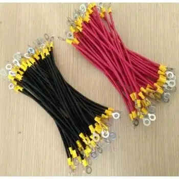 电瓶车电动车电池连接线接线束国标25平方全铜芯江南线缆soumiety80cm