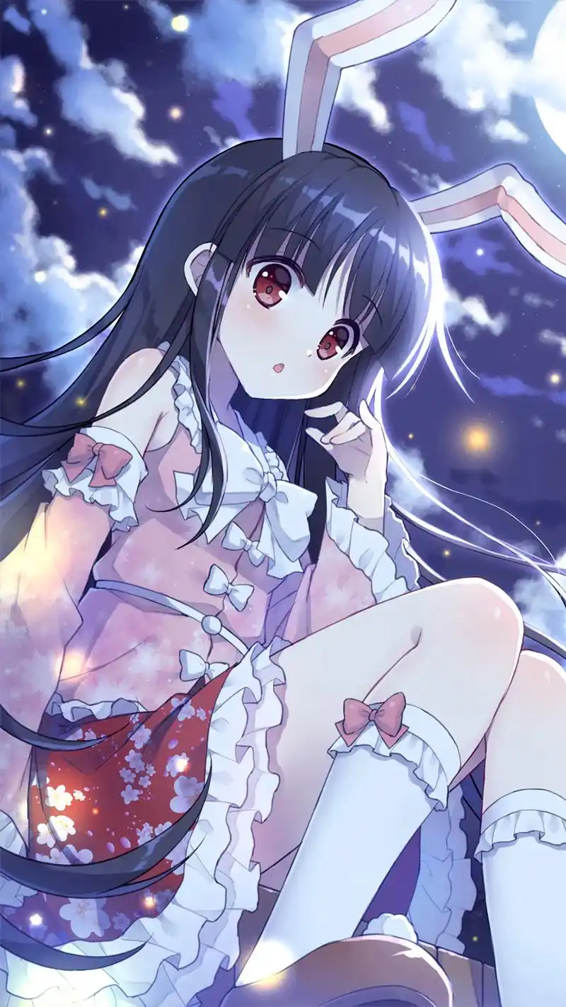 二次元少女 #手机壁纸 #动漫图片 #治愈系 #荧光壁纸  - 抖音