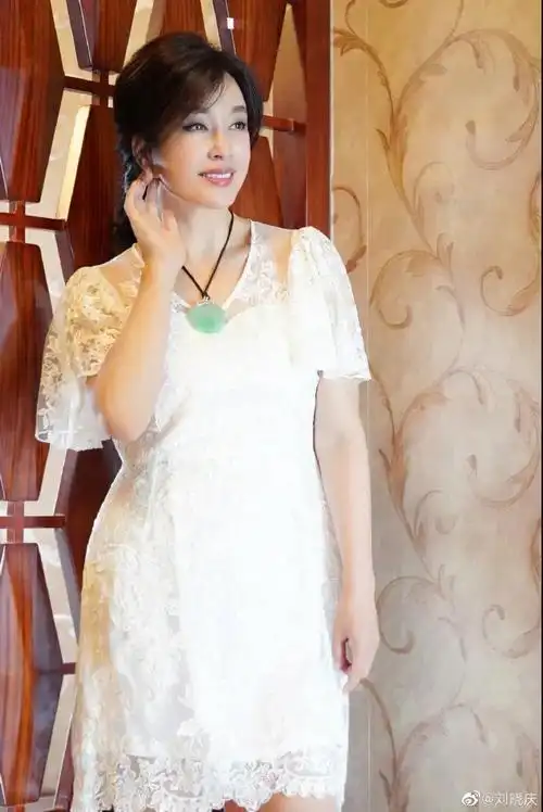 刘晓庆戴的翡翠,几乎没有重样,而且都是极品的正阳绿,水头极佳.