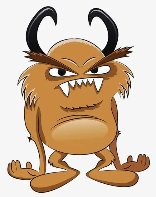 创意,卡通,手绘,小怪兽