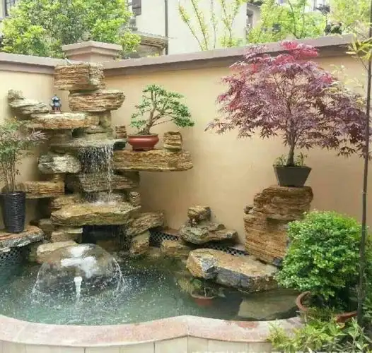 石头假山原石造景假山石头批发小型庭院假山材料户外