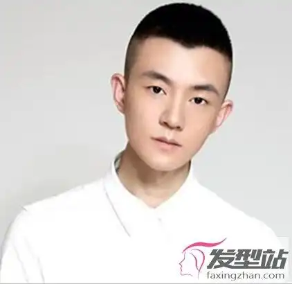 男生时尚平头发型 清爽简约潮男必备