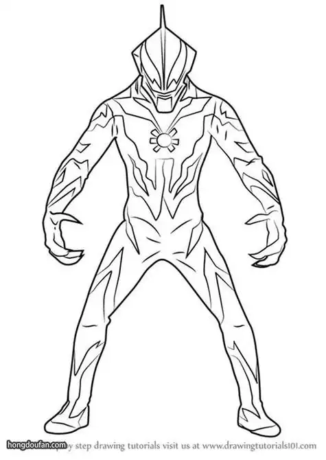 奥特曼简笔画简单赛迦奥特曼简笔画简单