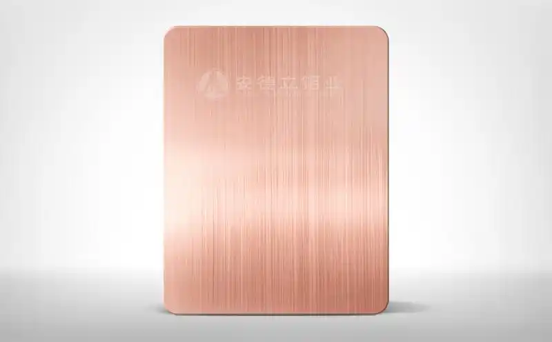 供应 玫瑰金铝板 拉丝氧化铝板 铝板材料加工处理 彩色装饰铝板